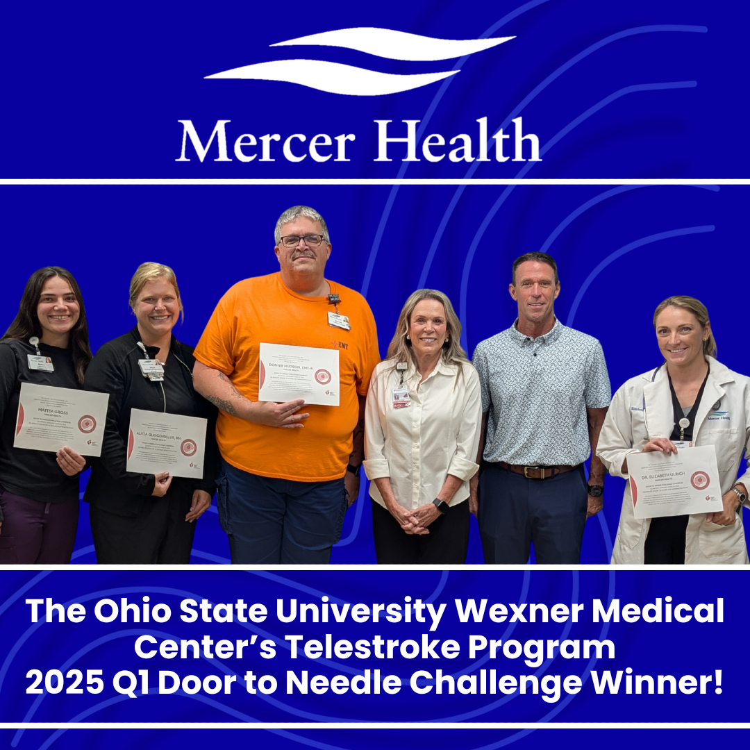 Mercer Health Earns Third Door to Needle Award for Excellence in Stroke Care